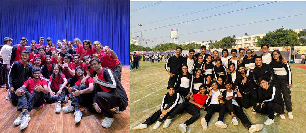 Dance team of Punjab Engineering College's Dramatics Club achieved remarkable success in multiple intercollegiate events
